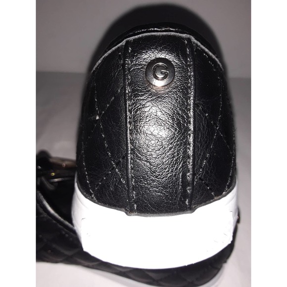 Guess Sz 7.5M G by Guess Black & Gold Backer 2 Quilted Sneakers - Picture 8 of 10